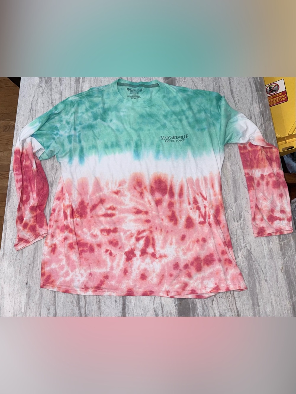 Margaritaville Pigeon Forge Tie-Dye Long Sleeve Tee